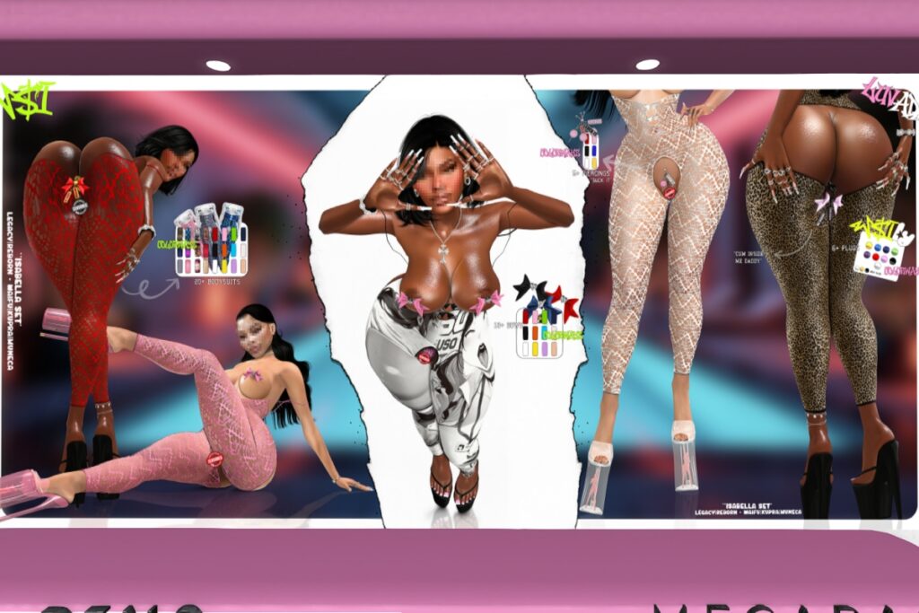 Isabella Bodysuit - Inithium/Legacy/Reborn/Yentements/+mods, L$300 each/L$1299 FP