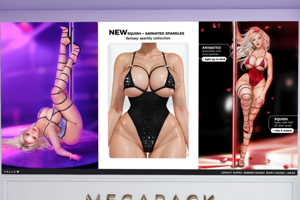 Fantasy Bodysuit and Heels - Inithium/Legacy/MaitreyaX/Reborn/+mods, L$499 each/L$1999 each FP/L$2999 MP