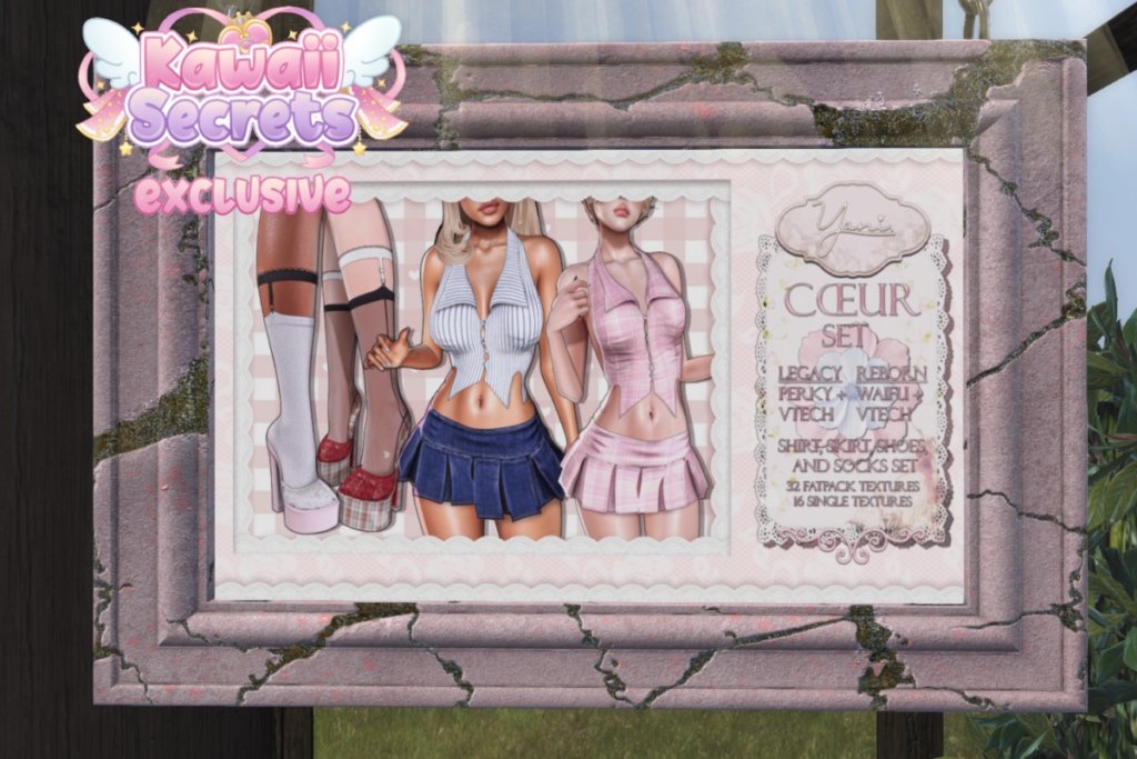 Coeur Set - Legacy/Reborn/+mods, L$22 each/L$444 each FP/L$2222 MP