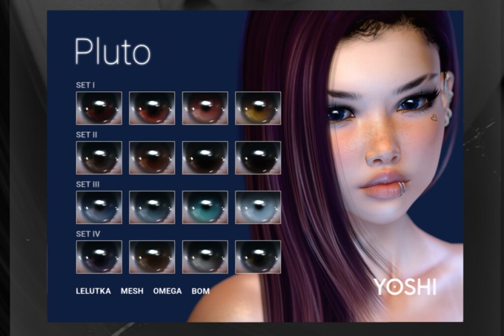 Pluto Eyes - EvoX, L$299