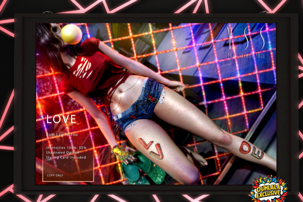 Love Leg Tattoo - BOM, L$135