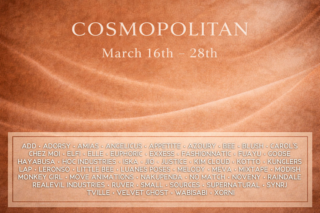 COZY UP TO COSMOPOLITAN FINDS