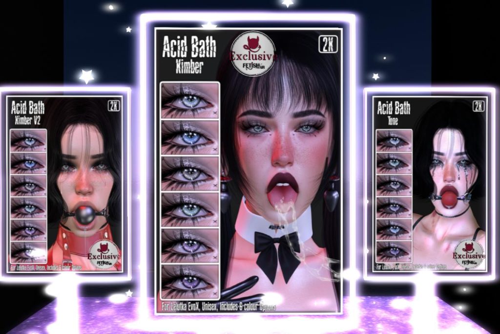 Kimber v1 and v2 Eyes - EvoX, L$149 each | Tone Eyes - EvoX, L$149