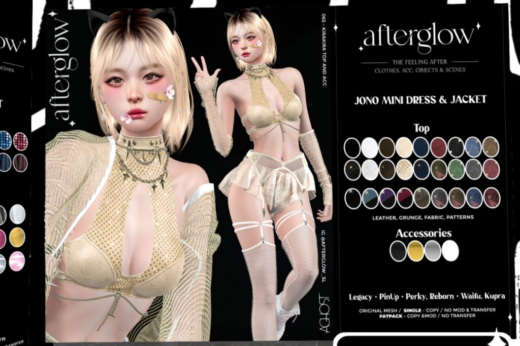 Kirakira Set - Legacy/MaitreyaX/Reborn/+mods, L$300 each/L$1000 FP