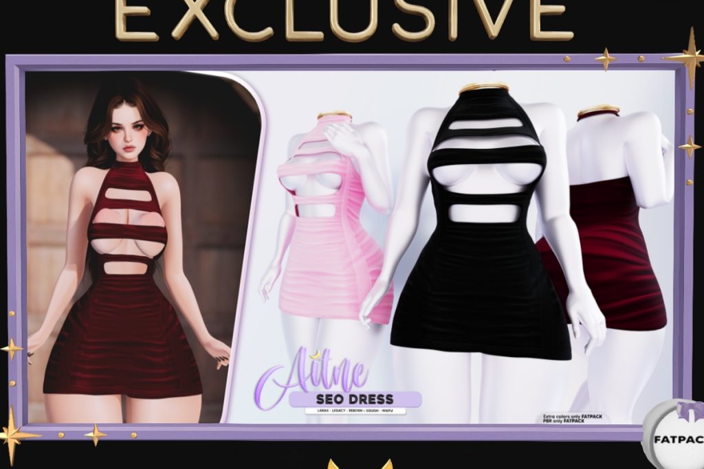 Seo Dress - Legacy/MaitreyaX/Nhumana/Reborn/+mods, L$350 each/L$1499 FP