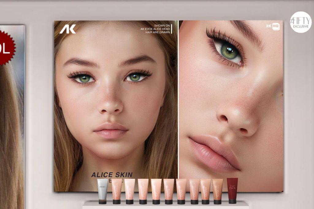 Alice Skin - AkX/Evo X, L$750 each/L$3500 FP