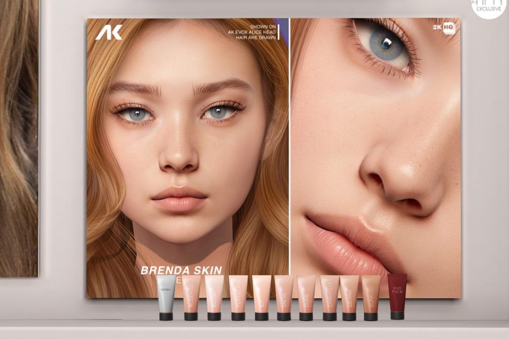 Brenda Skin - AkX/Evo X, L$750 each/L$3500 FP