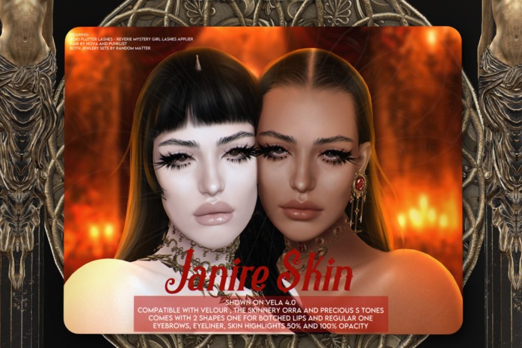 Janire Skin - EvoX, L$799 each/L$1799 FP