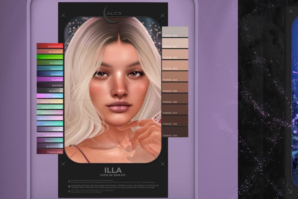 Illa Skin - Evo X, L$575 each/L$2800 FP