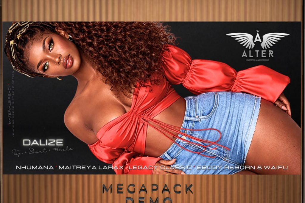 Dalize Top, Shorts, &amp; Heels - L$155 each/L$455-L$555 each FP/L$955 MP