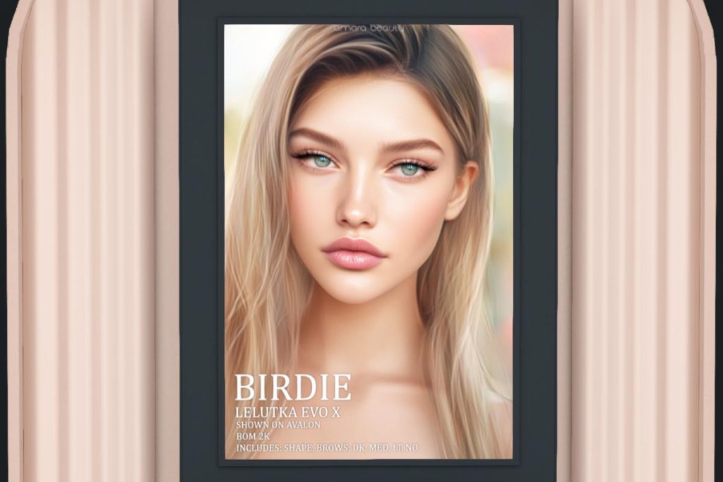 Birdie Skin - EvoX, L$849 each/L$2999 FP