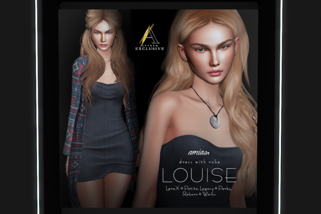 Louise Dress and Robe - Legacy/MaitreyaX/Reborn/+mods, L$175 each/L$1250-L$1800 each FP