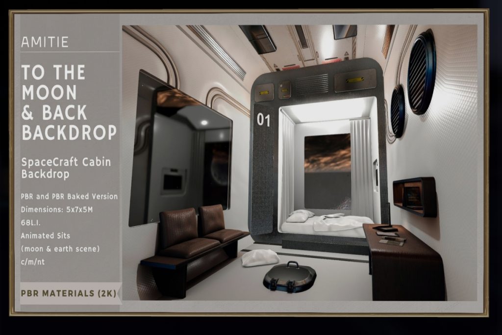 To the Moon &amp; Back Backdrop, L$595