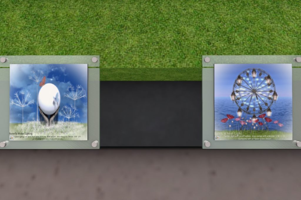 Butterfly Wishes &amp; Ferris Wheel Lights, L$225-L$245 each