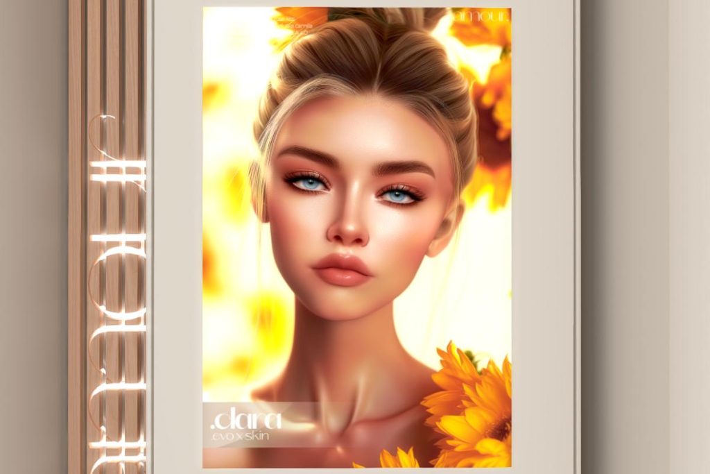 Clara Skin - EvoX/TheSkinnery/Velour, L$585 each/L$2250 each FP