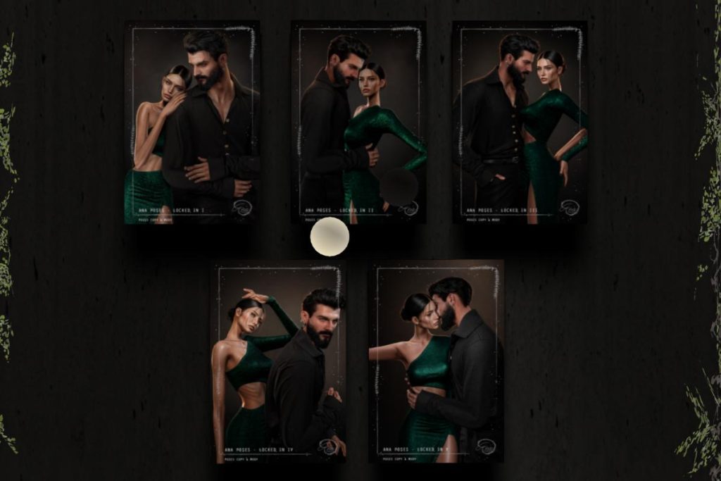 LockedInI, LockedInII, LockedInIII, LockedInIV &amp; LockedInV, L$275 each