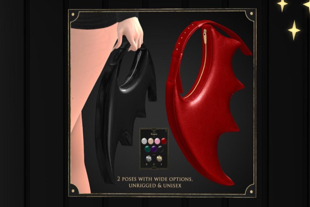 Vespera Wing Bag Holdable, L$275 each/L$399 FP