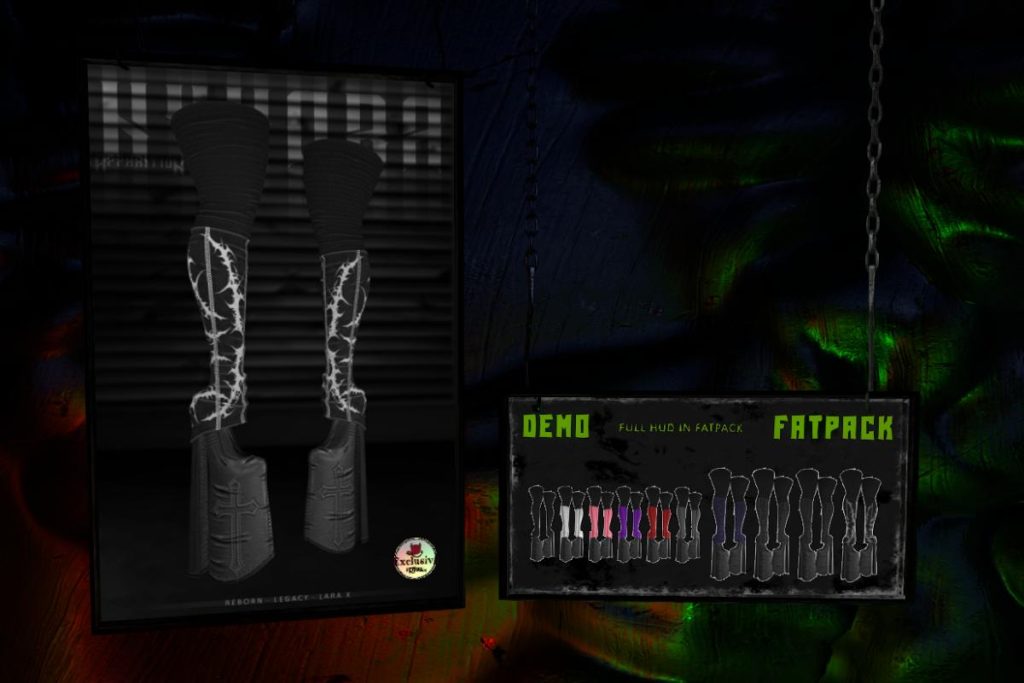 Nyvora Boots - Legacy/MaitreyaX/Reborn, L$349 each/L$1899 FP