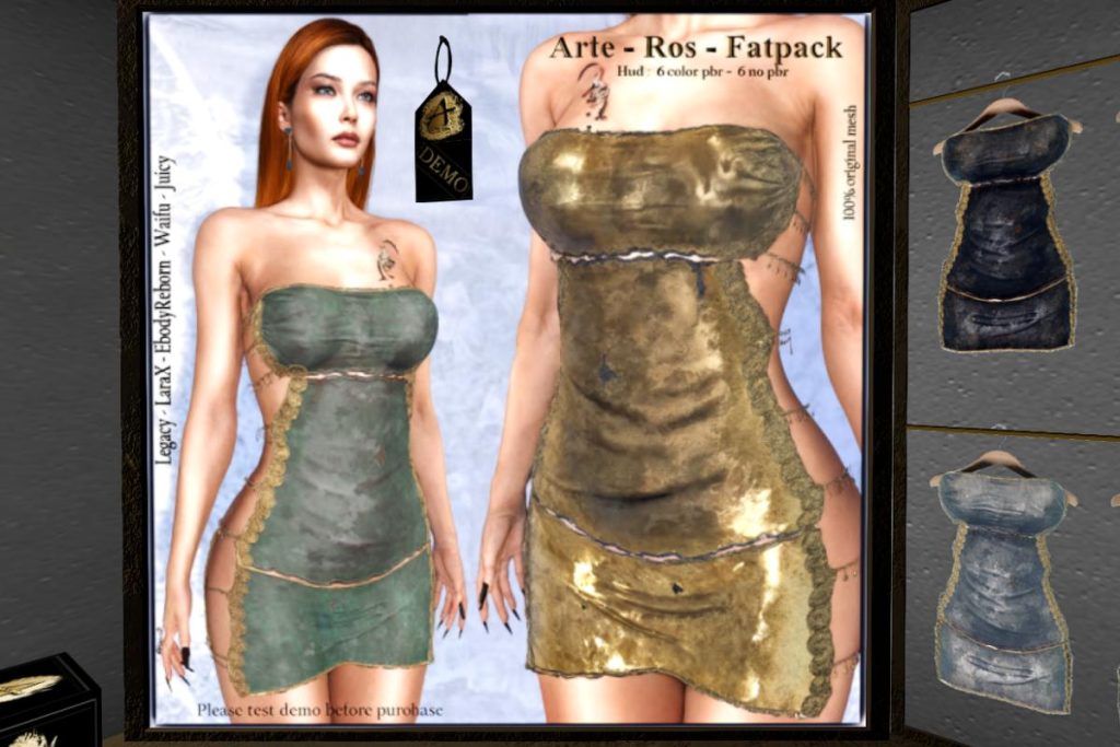 Ros Dress - Legacy/MaitreyaX/Reborn/+mods, L$275 each/L$990 FP