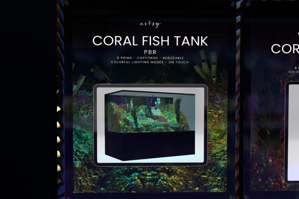 Coral Fish Tank, L$899
