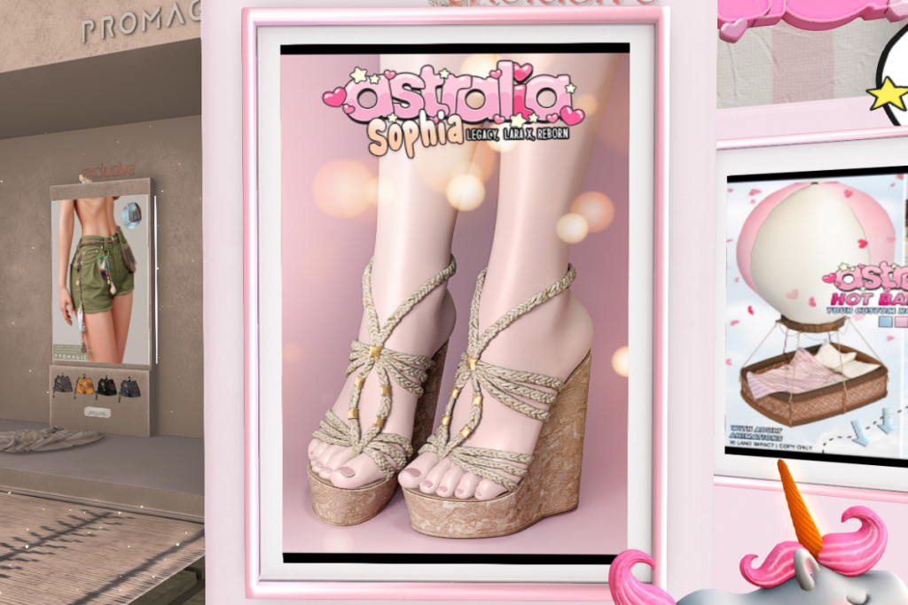 Sophia Wedges - Legacy/MaitreyaX/Reborn, L$599