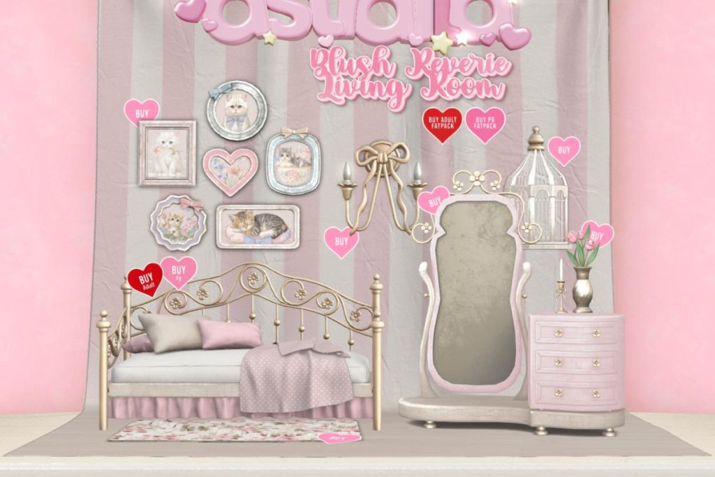 Blush Reverie Living Room, L$