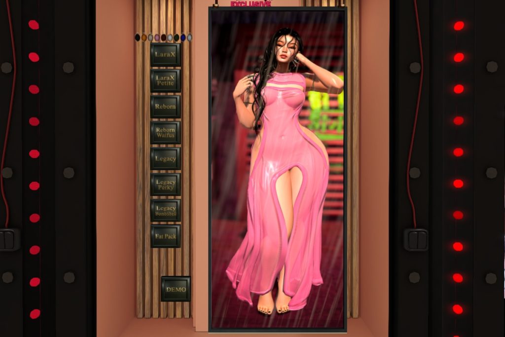 Brunilda Spandex Dress - Legacy/MaitreyaX/Reborn/+mods, L$575 each/L$1890 FP