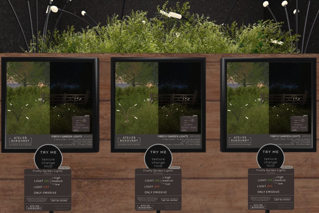 Firefly Garden Lights, L$250 each