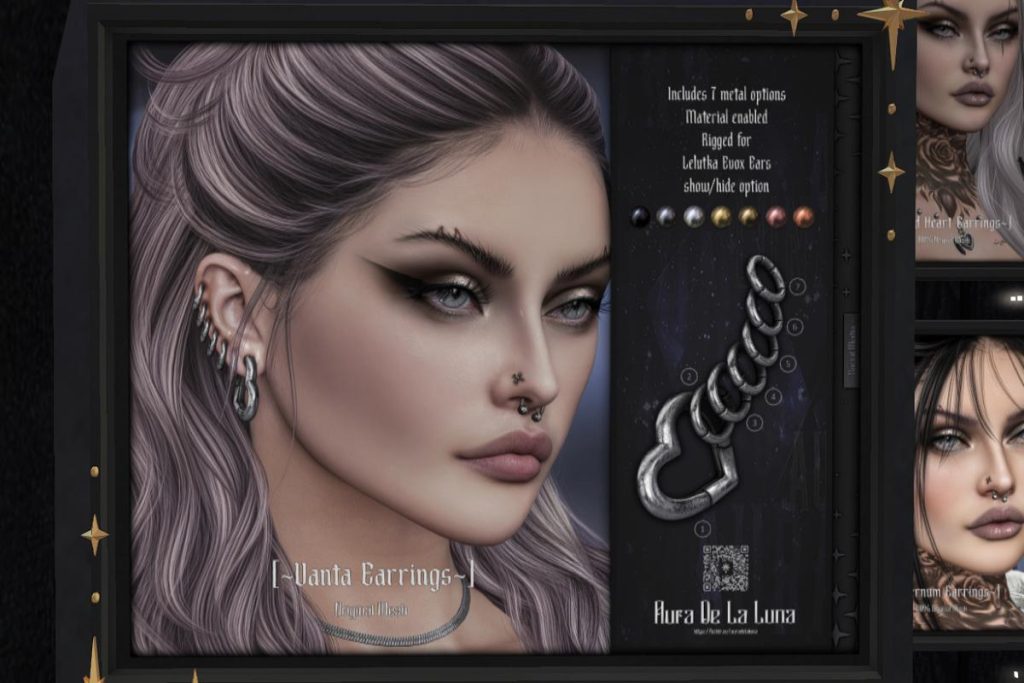 Vanta Earrings - EvoX Ears, L$350