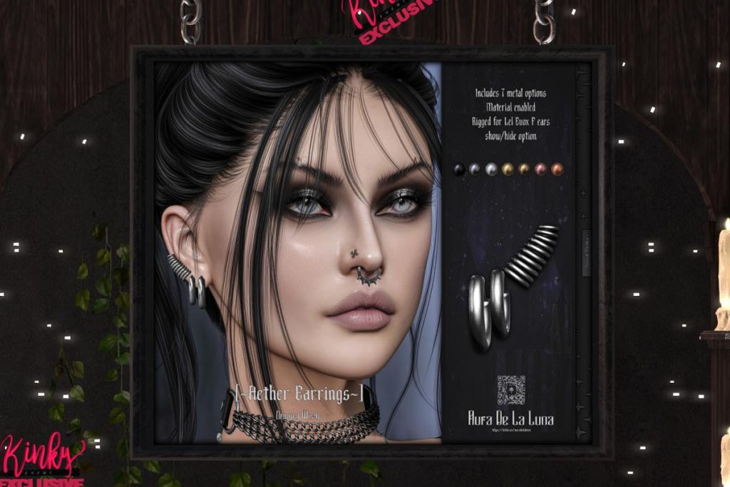 Aether Earrings - Evo X, L$350