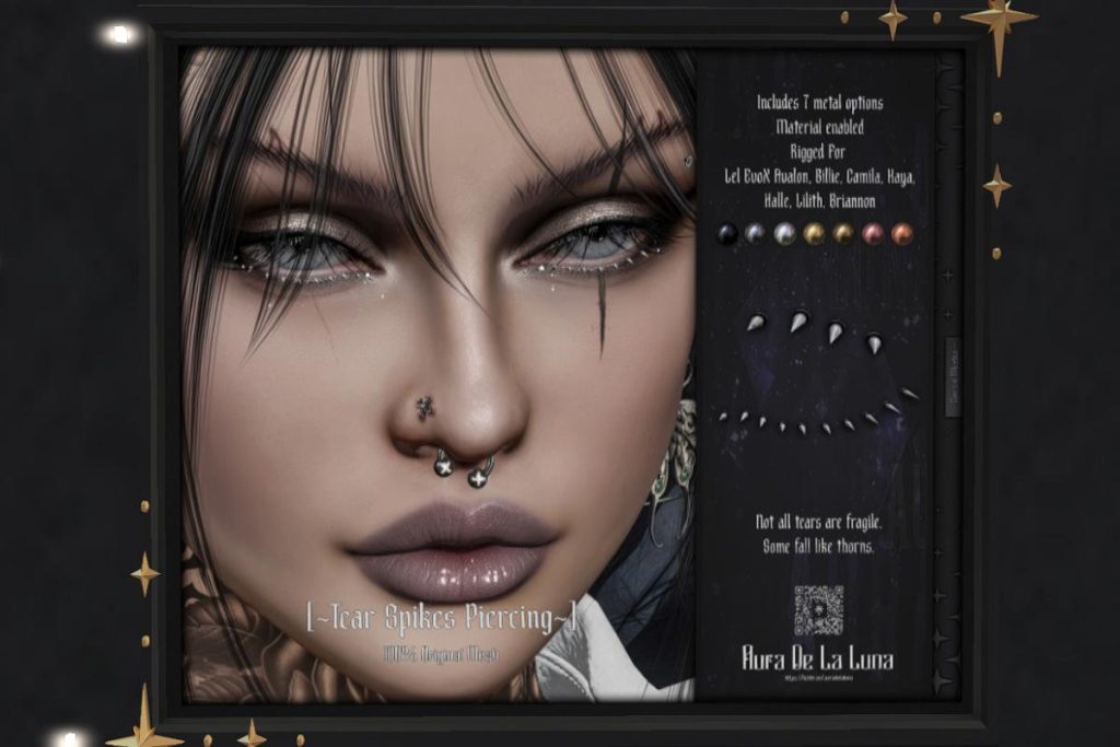 Tear Spikes Eyes Piercing - EvoX, L$350