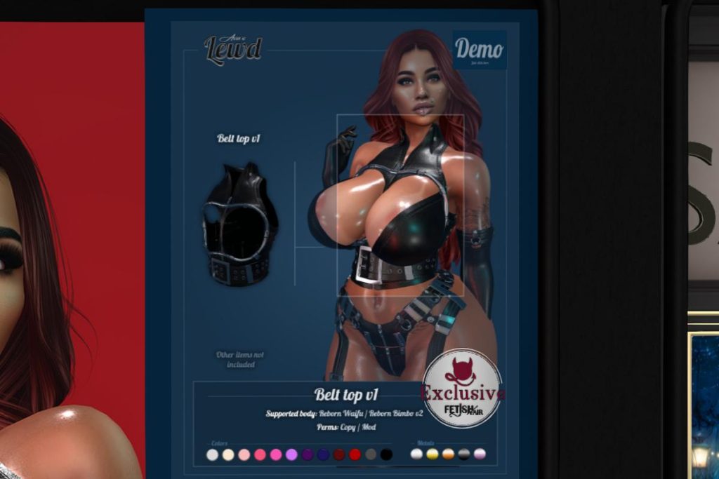 Belt Top v1 - Inithium/Reborn/+mods, L$449