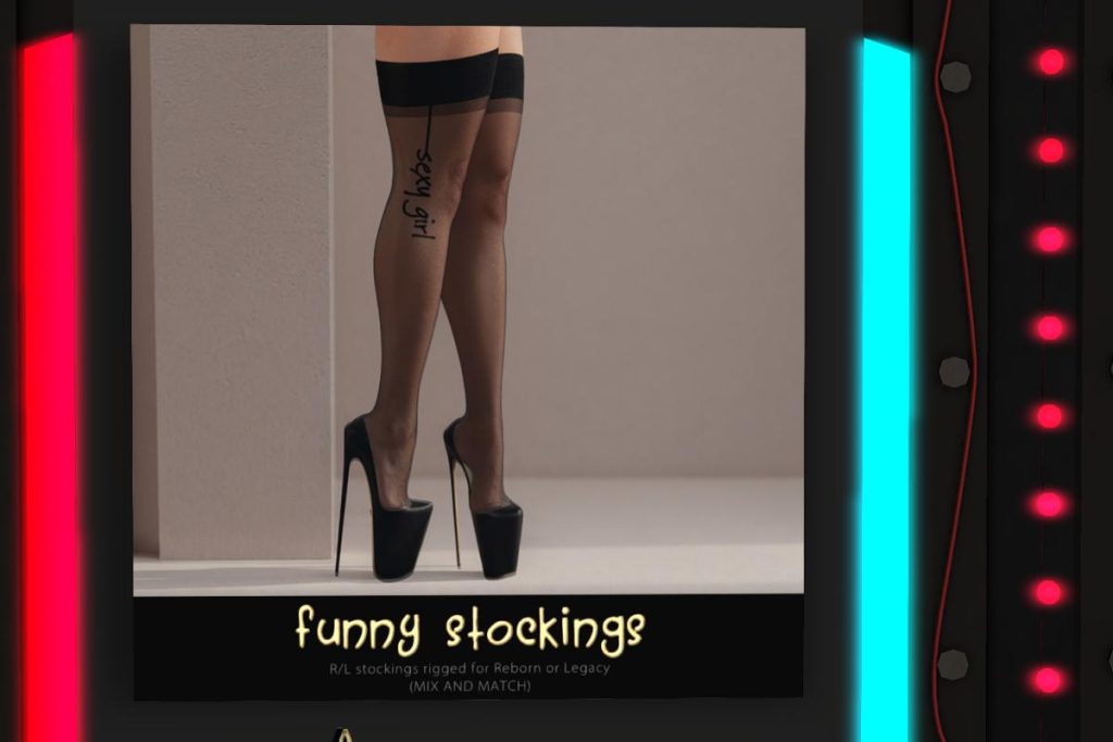 Funny Stockings - Legacy/Reborn, L$75 each