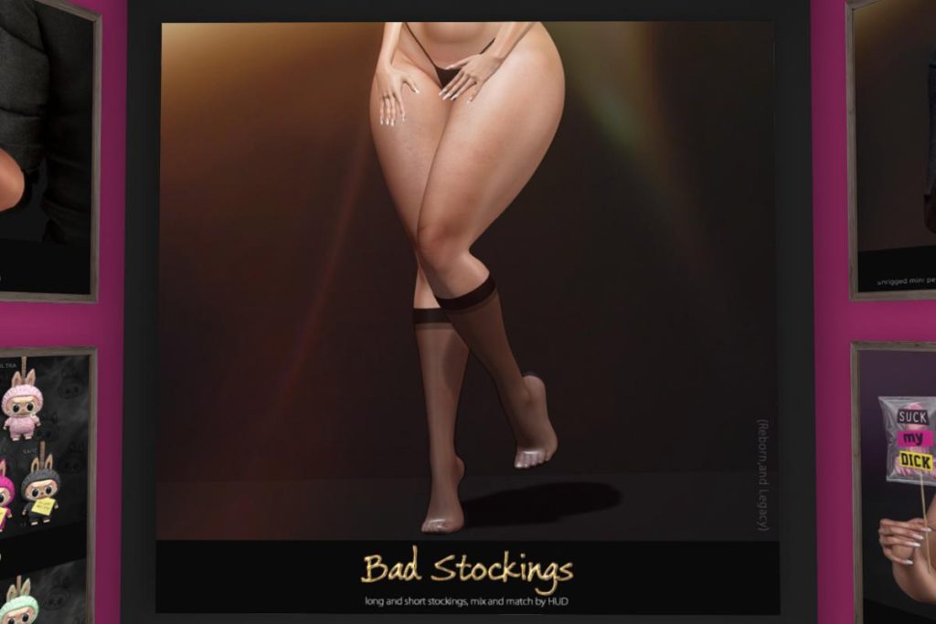 Bad Stockings - BOM for Legacy/Reborn, L$285 each/L$850 FP