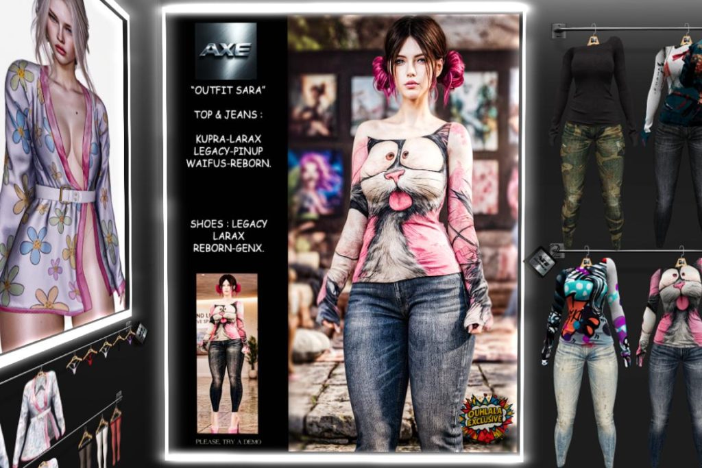 Sara Outfit - See Ad for Fits, L$199 each/L$999 FP