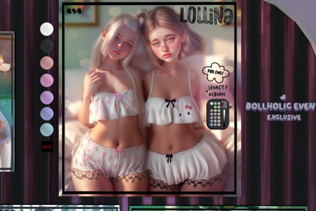 Lollina Set - Legacy/Reborn, L$360 each/L$1090 FP