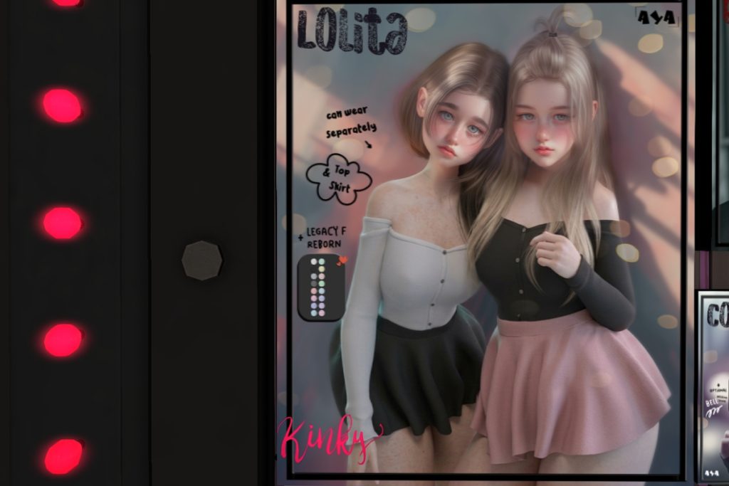 Lolita Top and Skirt - Legacy/Reborn, L$350 each/L$1500 FP