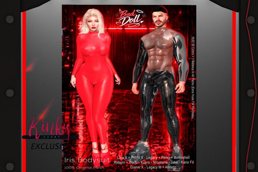 Iris Bodysuit - see add for fits, L$369 each/L$1699-L$2299 each FP/L$3499 MP