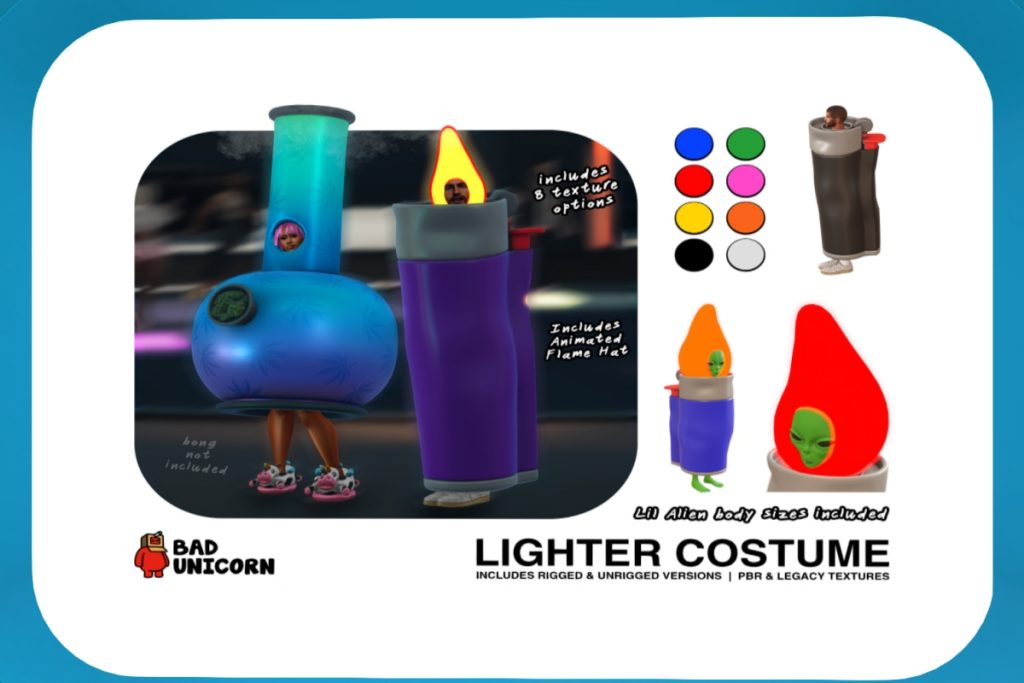 Lighter Costume, L$399