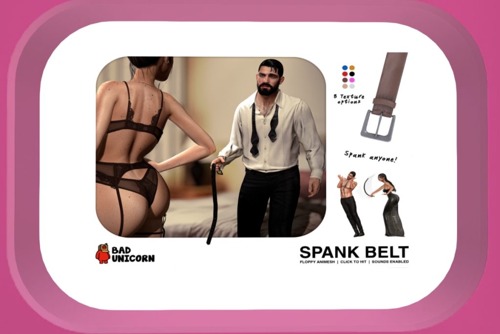 Spank Belt Wearable Accessory, L$499