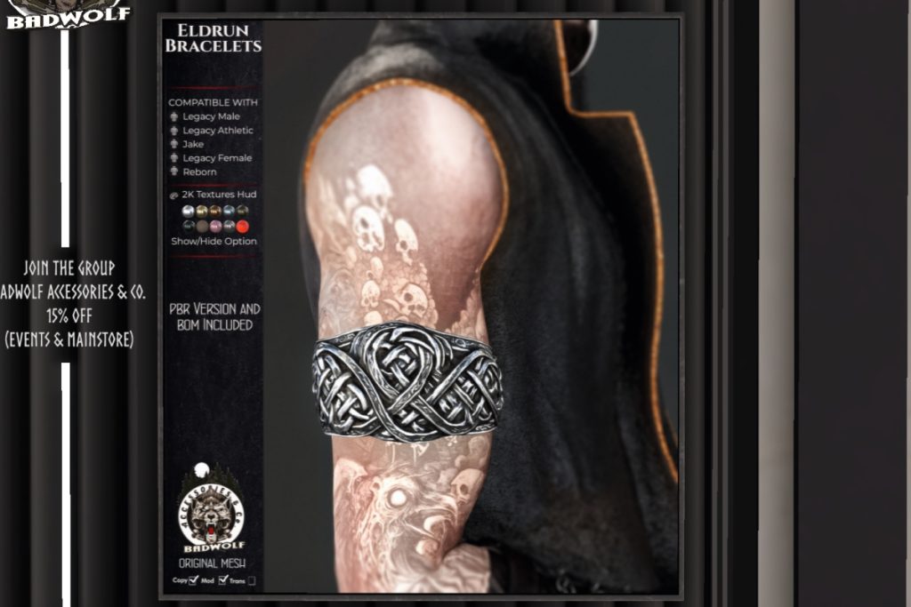 Eldrun Bracelets, L$299