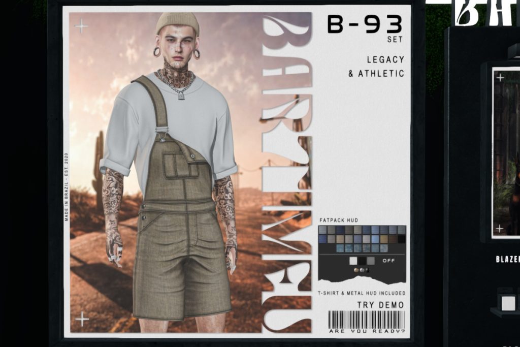 B-93 Suit - Legacy/+mods, L$300 each/L$2500 each FP