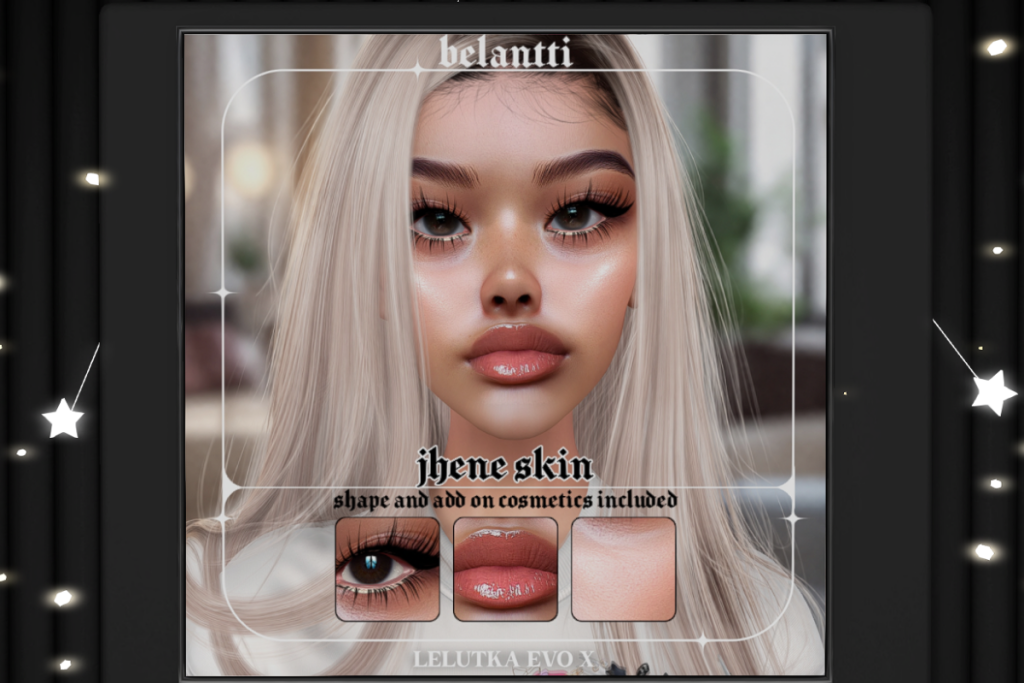 Jhene Skin - EvoX/Velour, L$399 each