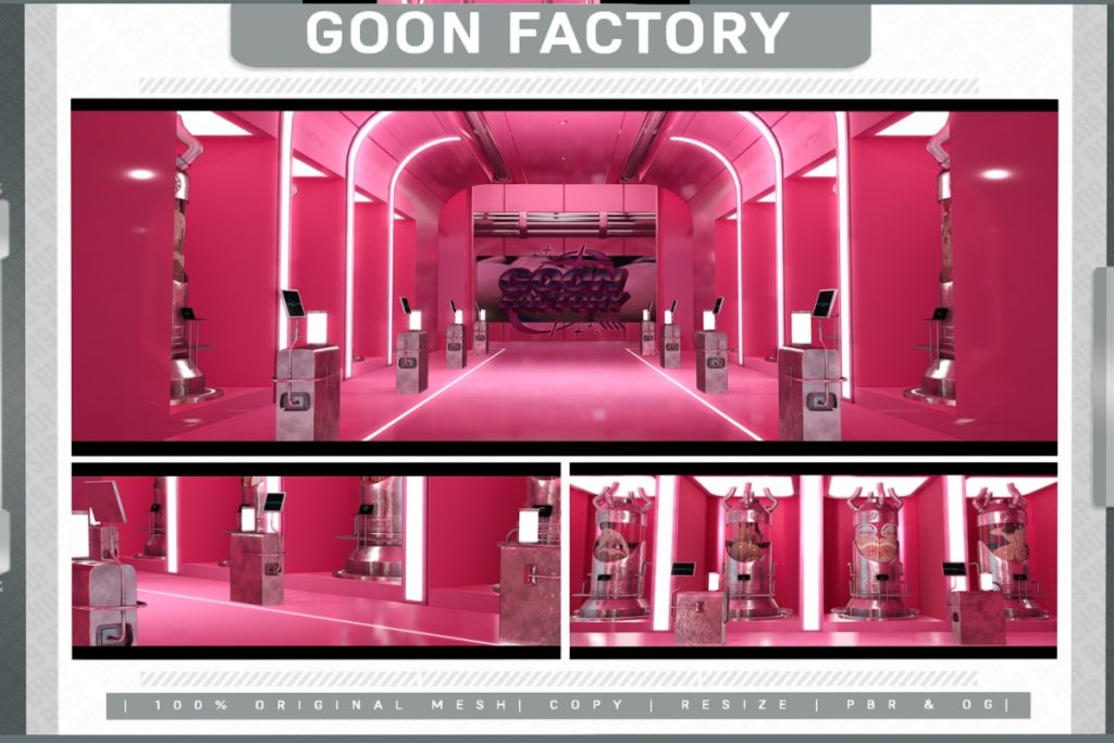 Goon Factory Backdrop, L$699