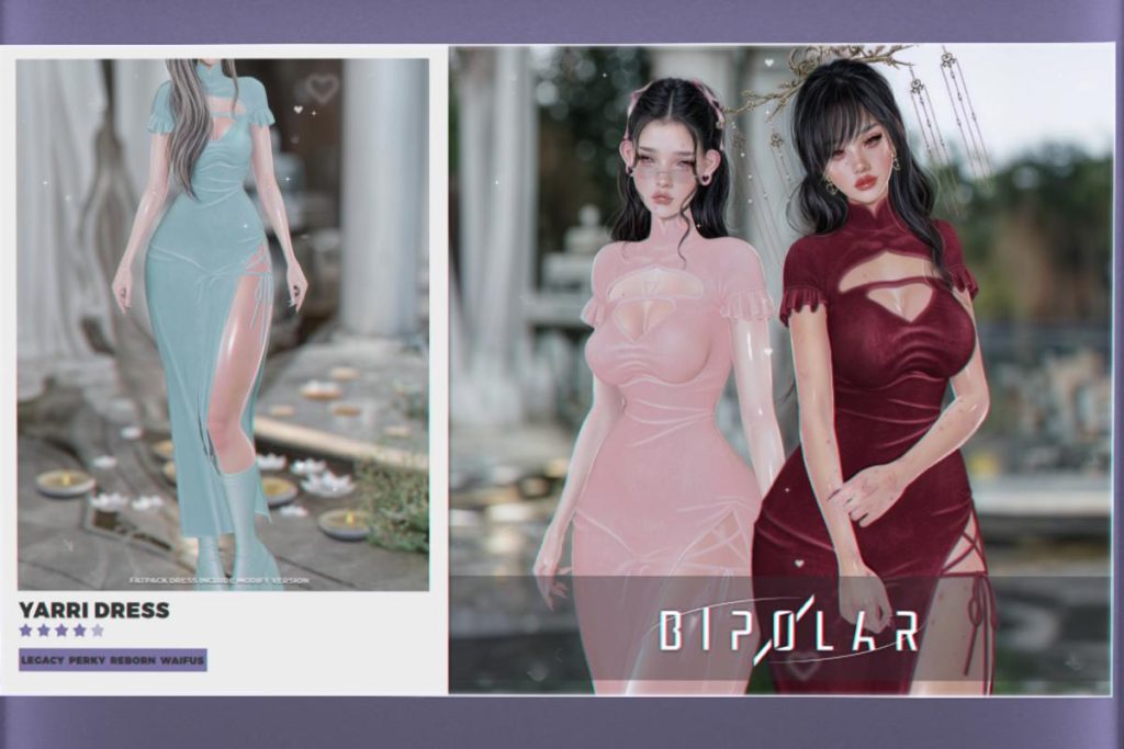 Yarri Dress - Legacy/Reborn/+mods, L$289 each/L$1499 FP