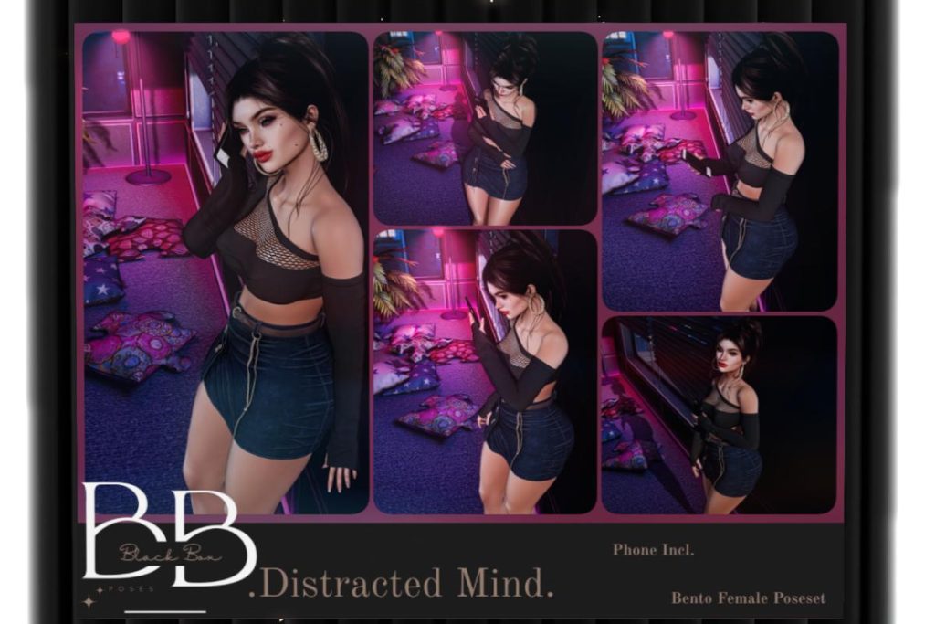 Distracted Mind Poses, L$350