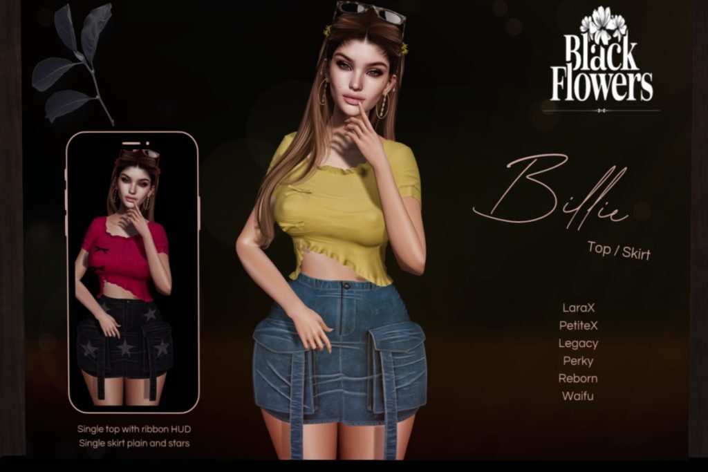 Billie Set - Legacy/MaitreyaX/Reborn/+mods, L$225-L$275 each/L$1650 FP