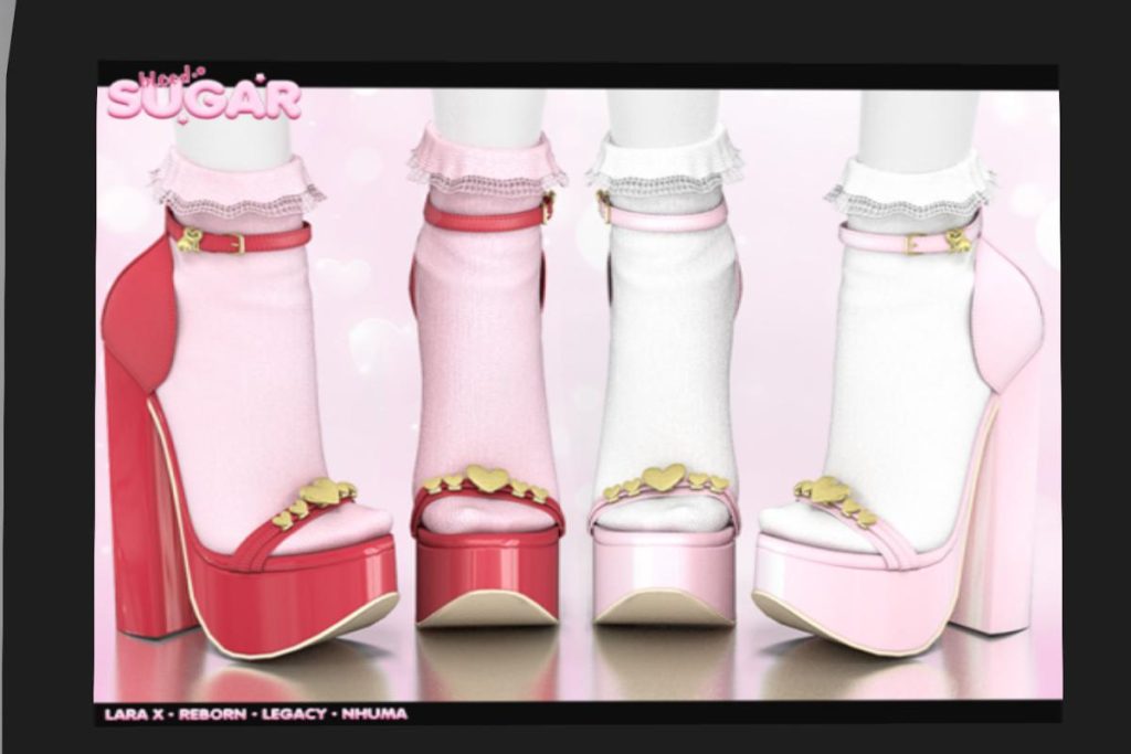 Raya Heels - Legacy/MaitreyaX/Nhumana/Reborn/+mods, L$399 each/L$999 FP