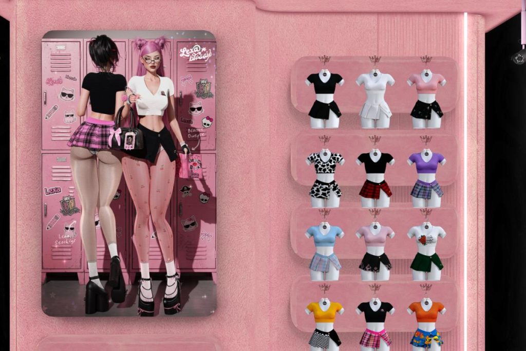 Notebook Outfit - Legacy/Reborn/+mods, L$350 each/L$1350 FP