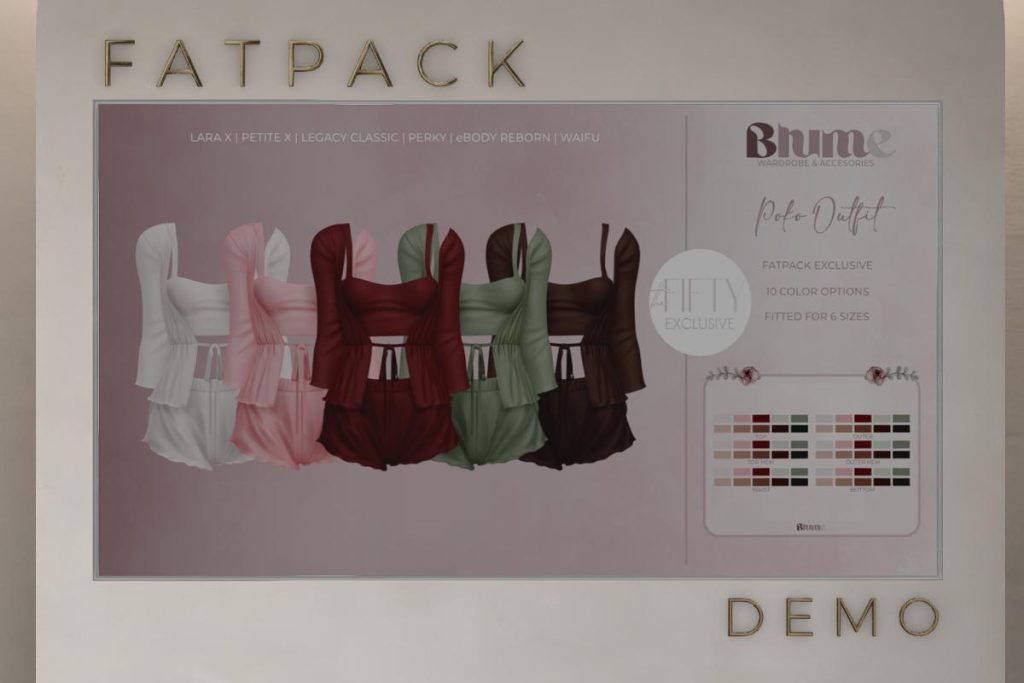 Poko Outift - Legacy/MaitreyaX/Reborn/+mods, L$199 each/L$999 FP